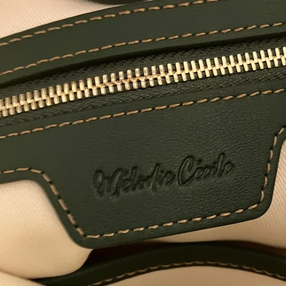 NWT DUYP The Slouch Bag - Soft Grain Leather - Dark Green - Picture 6 of 8